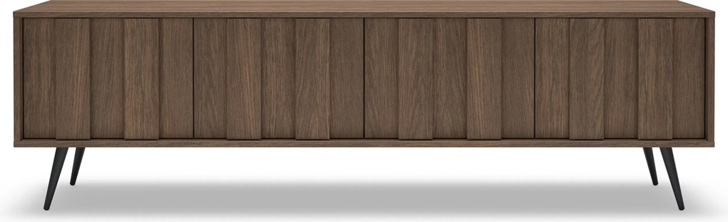 Comodă TV Flaro 184 cm cu iluminare - stejar dunin