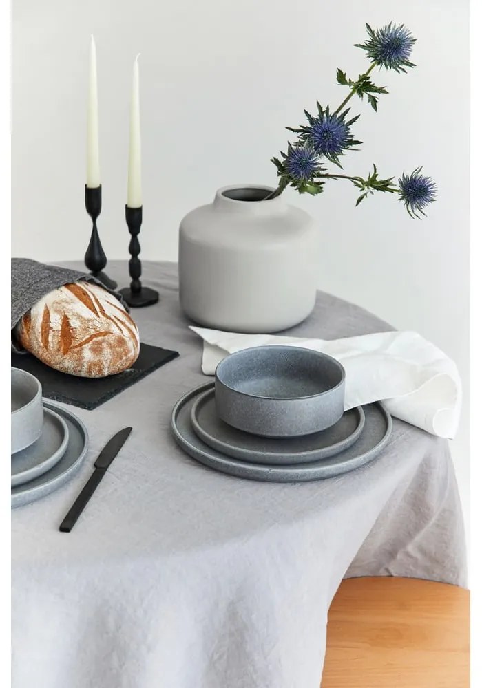 Set 18 vase din gresie Bonami Selection Malia, gri
