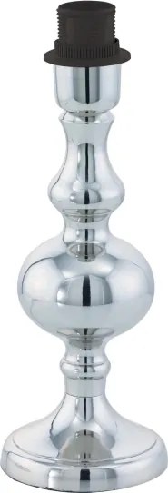 BRILAGI - Lampă de masă CERIA 1xE27/60W/230V Ø 30 cm crom lucios/gri