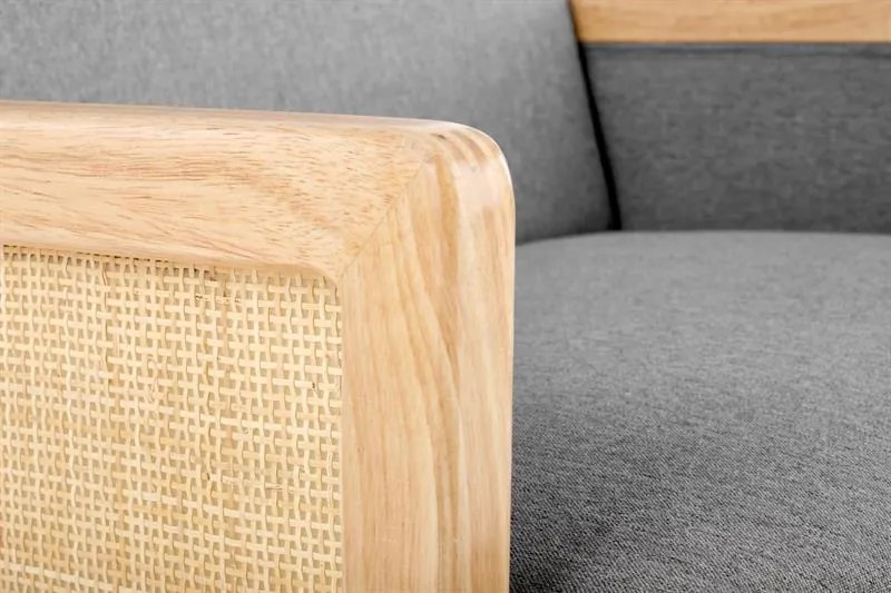Scaun de design Culoare Gri / Lemn Masiv, KANNUS