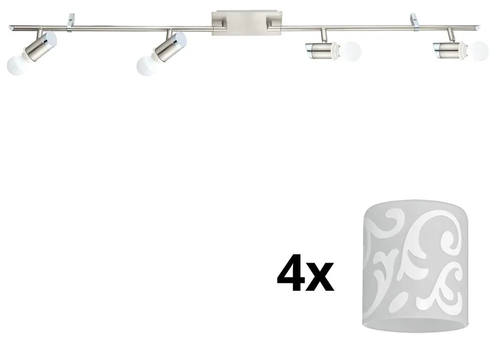 Spot LED Eglo MY CHOICE 4xE14/4W/230V crom/alb