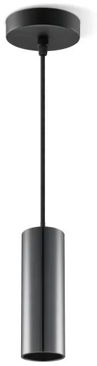 Lustră pe cablu SAGA 1xE27/40W/230V negru