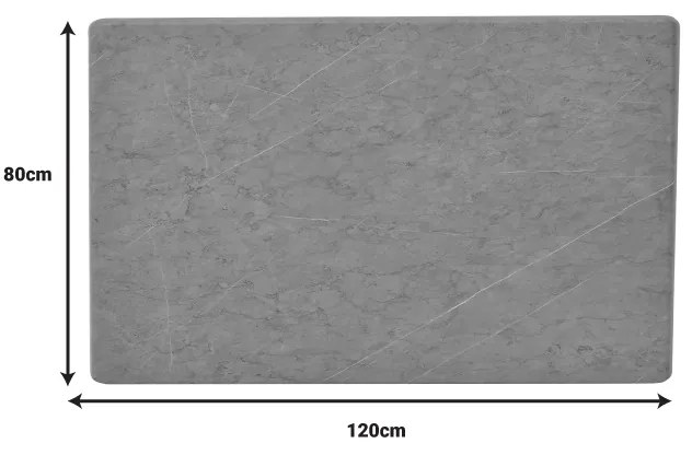 Blat masa Zerbo Pako World Gri 120x80x2.5 cm