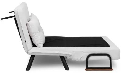 Canapea extensibilă 2 locuri QIRA, albă