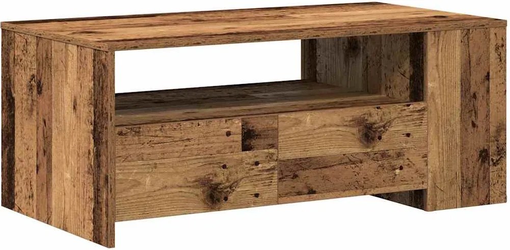 vidaXL Masă de cafea Lemn Vechi 102 x 55 x 43,5 cm Lemn compozit