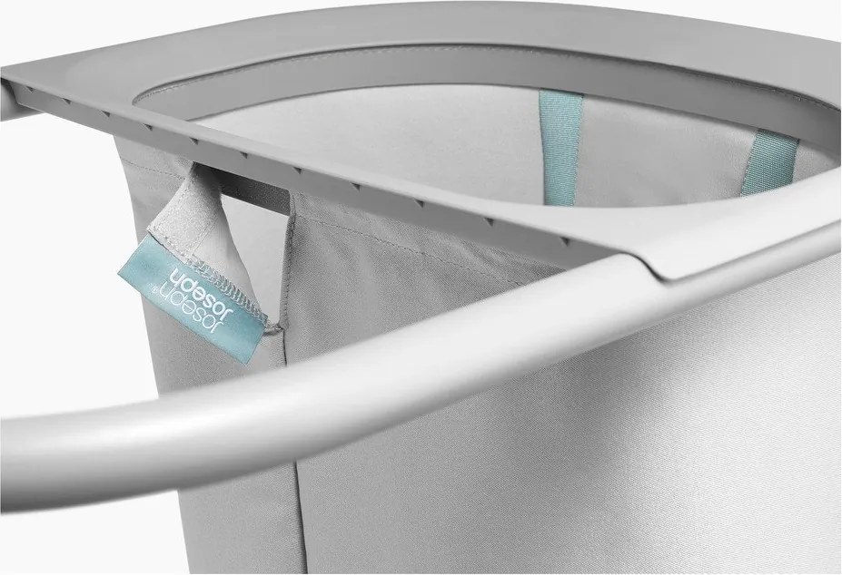 Coș de rufe gri deschis 2x40 l din material textil Duo – Joseph Joseph