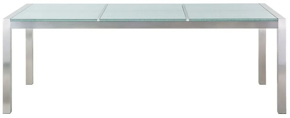 Masă de grădină Grosso 220 (transparent) (sticlă călită). 1010198