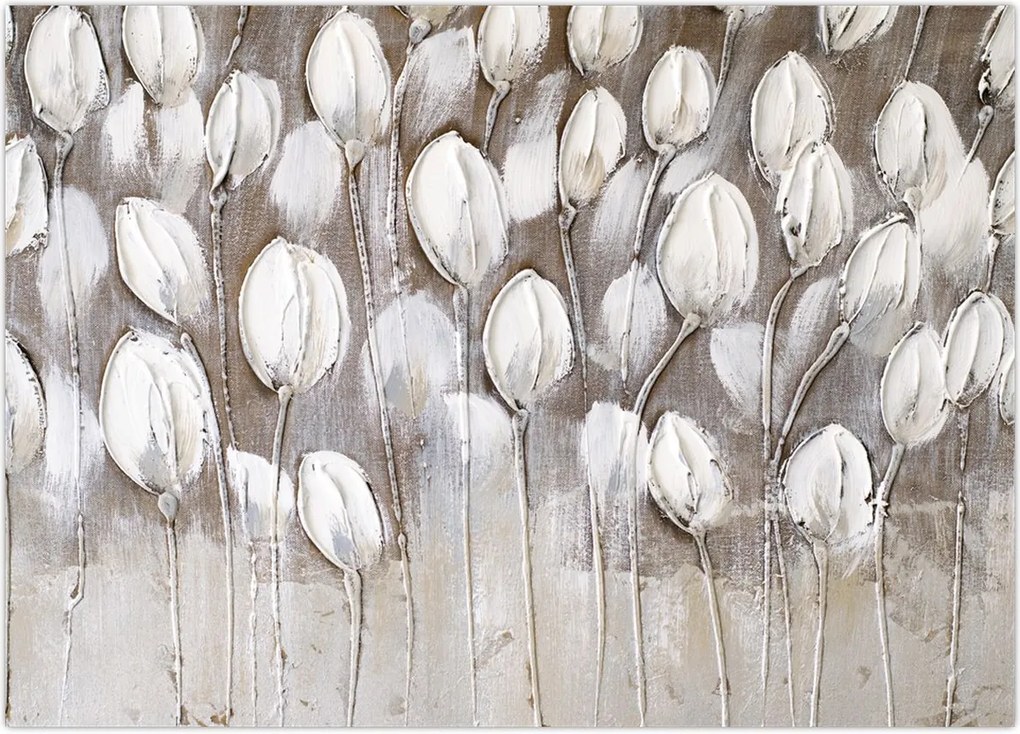 Tablou - Lalele structurate (70x50 cm)