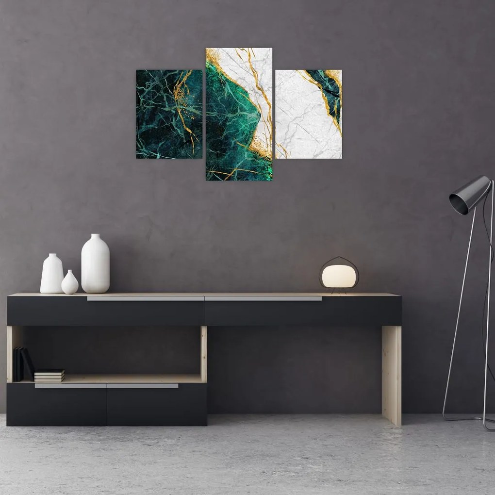 Tablou - Marmură turcoaz (90x60 cm)