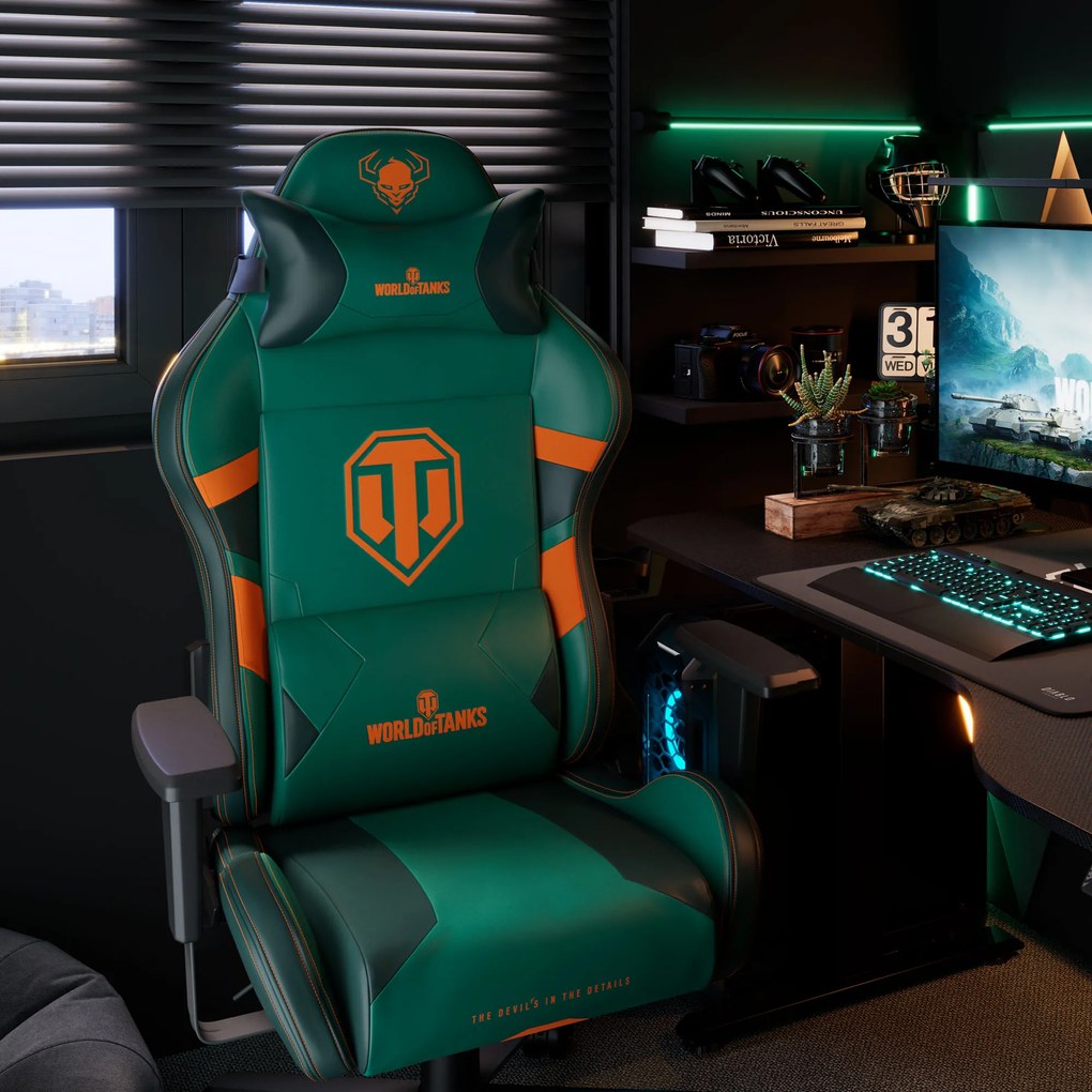Scaun de gaming WOT Diablo X-One 2.0, World of Tanks