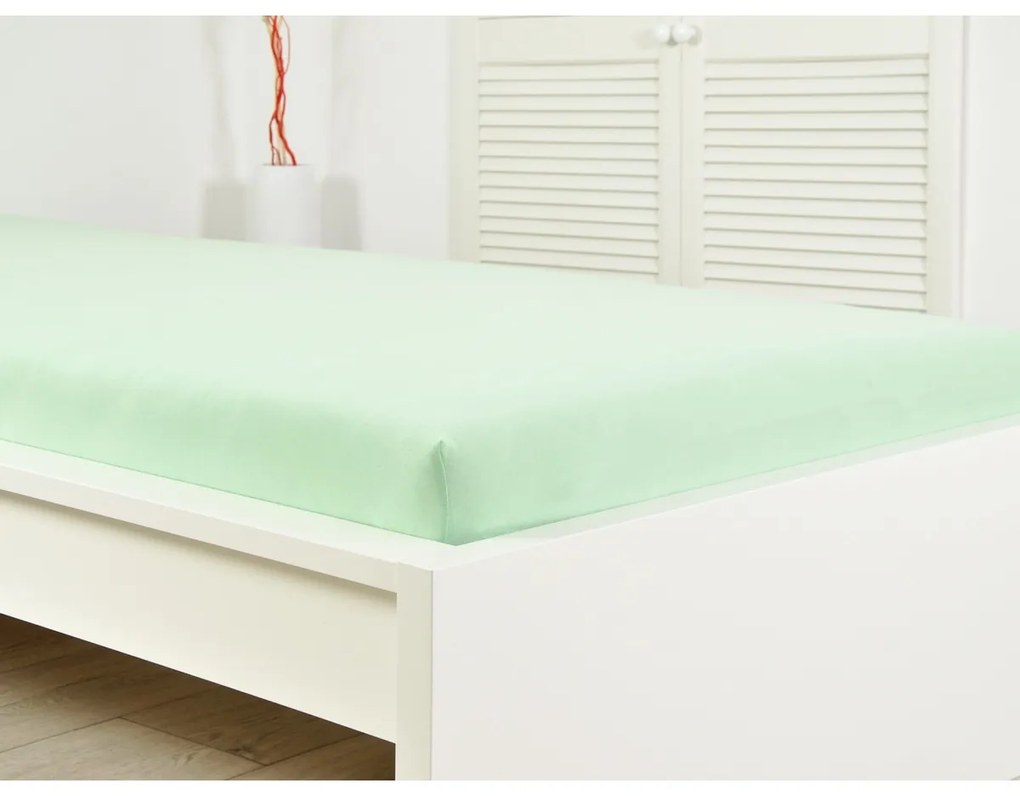 4Home jersey sheet Ideal verde , 60 x 120 cm, 60 x 120 cm