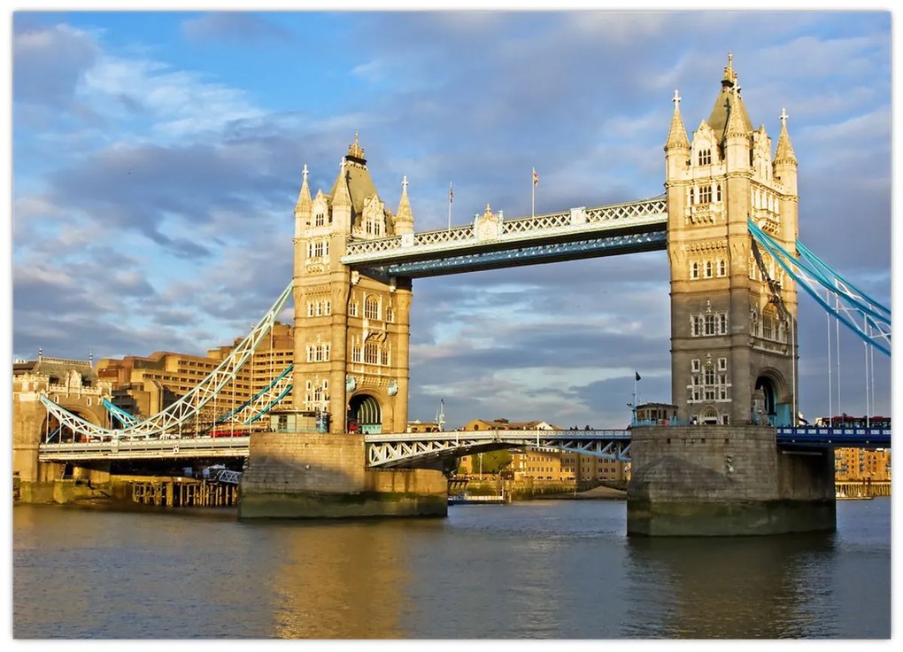 Tablou pe sticlă - Tower Bridge (70x50 cm)