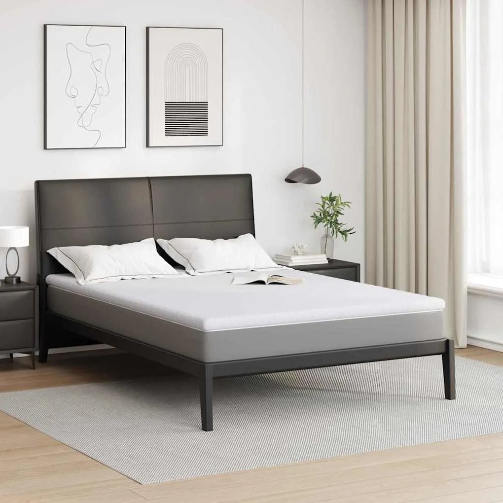 vidaXL Păturile pentru saltea Alb 160 x 200 cm