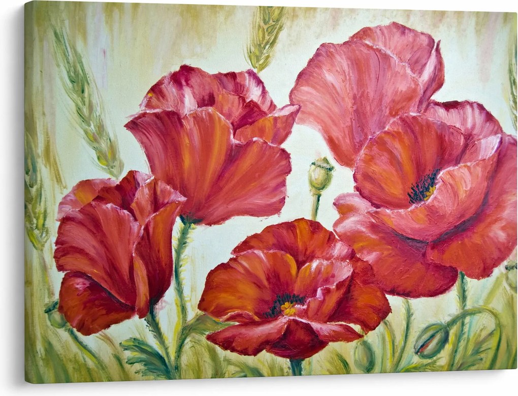 Tablou - Mac - flori (70x50 cm)