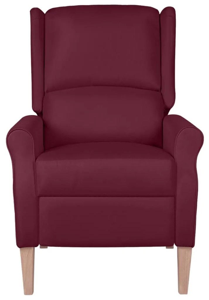 329265 vidaXL Fotoliu rabatabil, violet, material textil