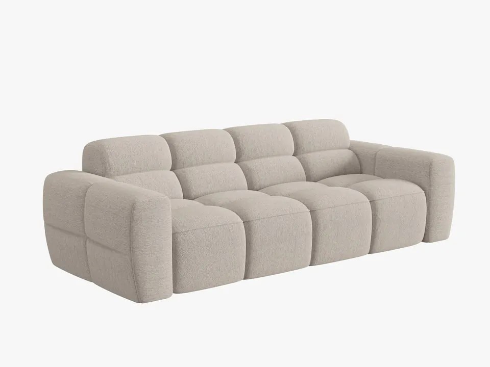 Canapea Lisa 4 locuri stofa L256 cm