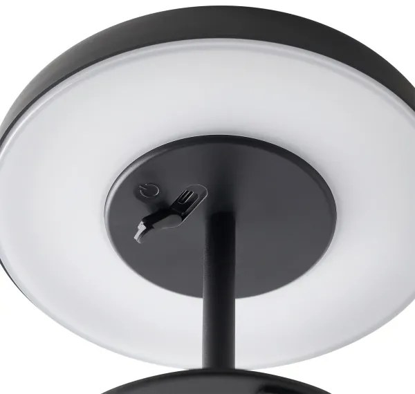 Nordlux - Lampă solară LED ELMER, 2W/3,7V, IP44, neagră