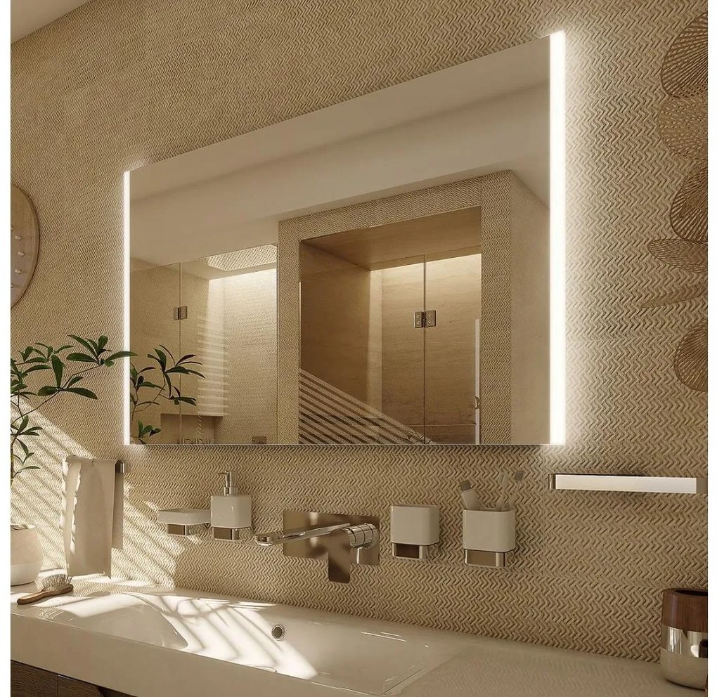 NIMCO ZP 11003 - Oglindă pentru baie cu iluminare LED, 6500 K, 70x80 cm, IP44