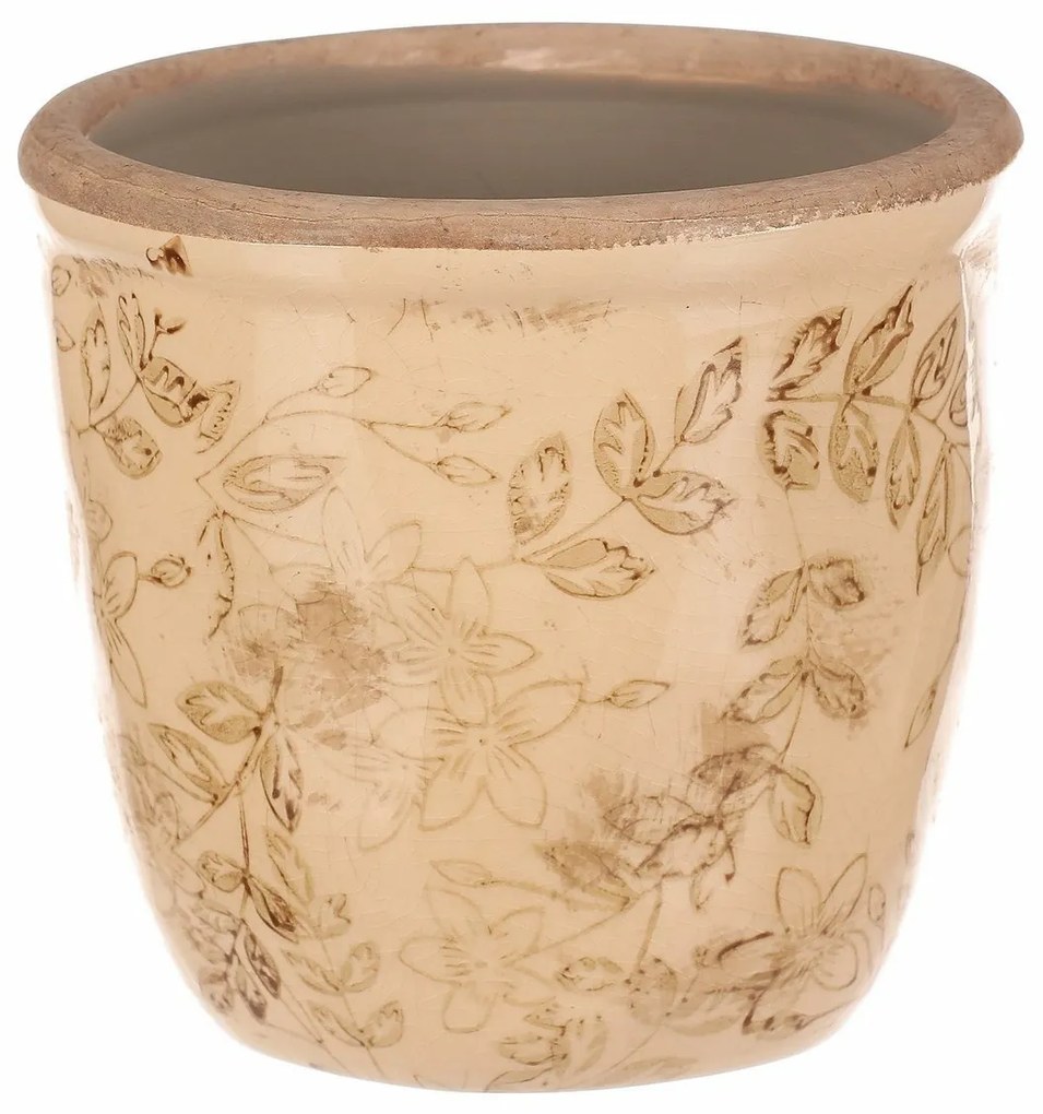 Vase ceramică pentru flori Flores retro, 11 x 10cm, 11 cm