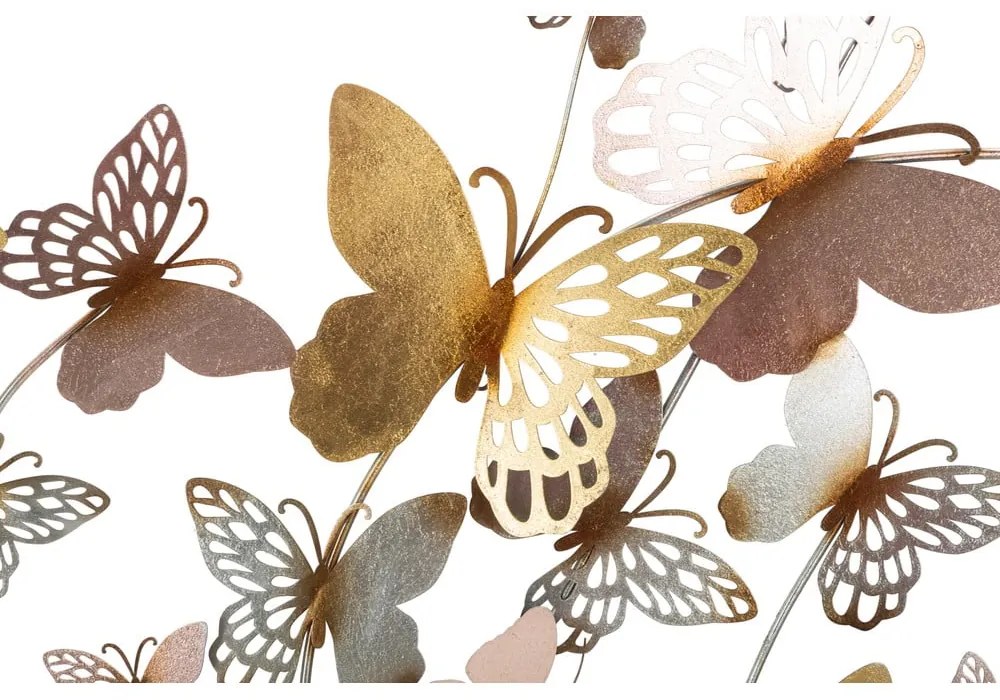 Decorațiune de perete din metal 132x95,5 cm Butterflies - Mauro Ferretti