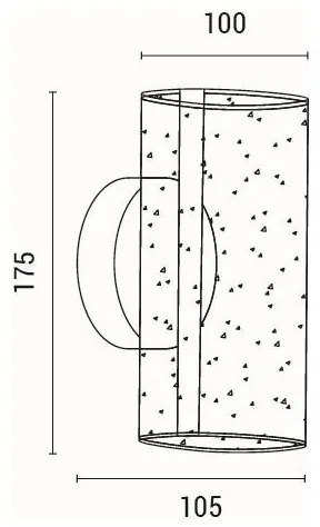 Aplică LED/8W/230V 3000K