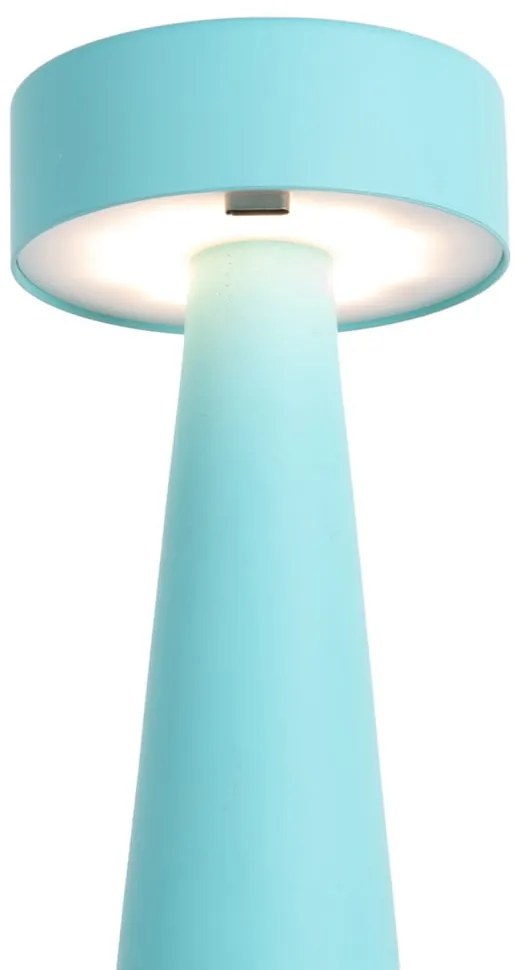 Veioză turcoaz LED (înălțime 16,5 cm) Mini LED Ring – Leitmotiv