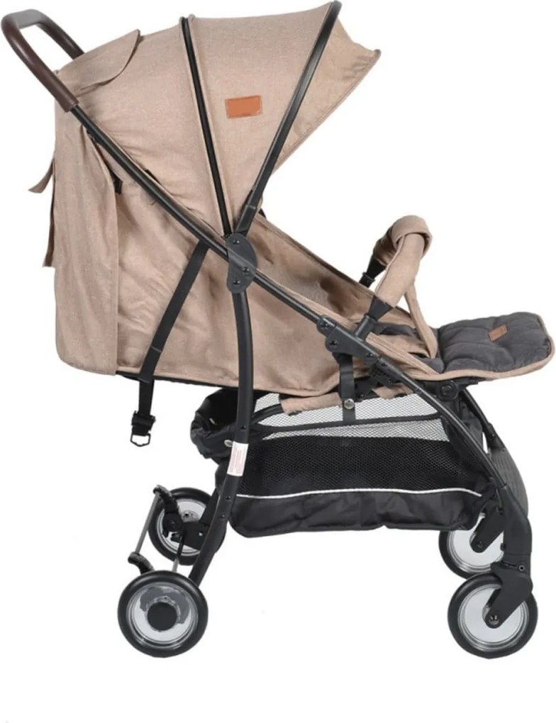 Carucior sport ultracompact pentru copii NOVOKIDS™ London PRO, Transformabil in troller, Spatar reglabil in 3 trepte, Pozitie somn, Roti