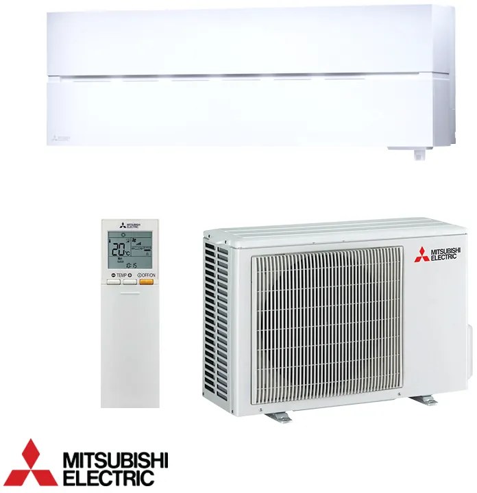 Aparat de aer conditionat inverter Mitsubishi Electric MSZ-LN25VGW + MUZ-LN25VG, 9000 BTU, 20 m², A+++ / A+++, Wi-Fi, R-32, Alb