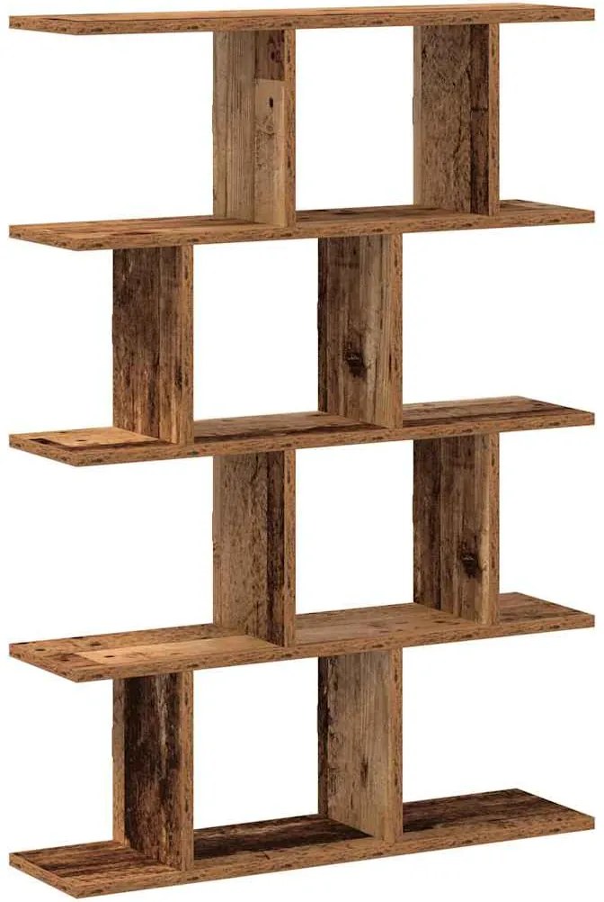 vidaXL Raft cubic perete cu 12 compartimente lemn vechi lemn prelucrat