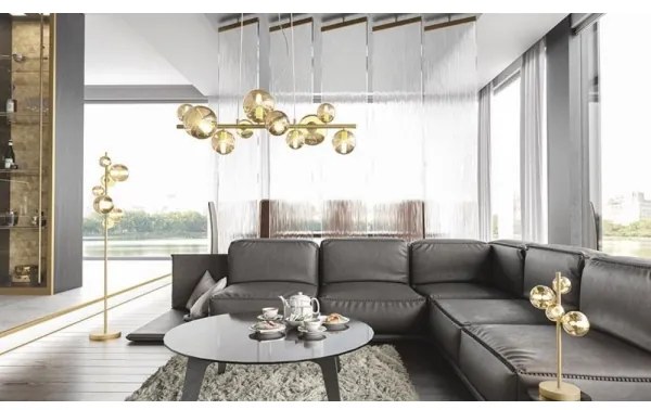 Lampă LED de masă 4xG9/3W/230V aurie Wofi 8014.04.14.9000