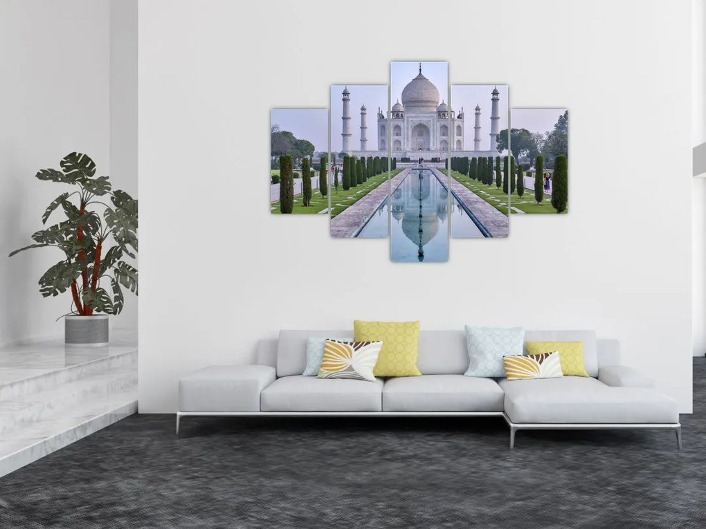 Tablou - Taj Mahal în răsăsrit de soare (150x105 cm)