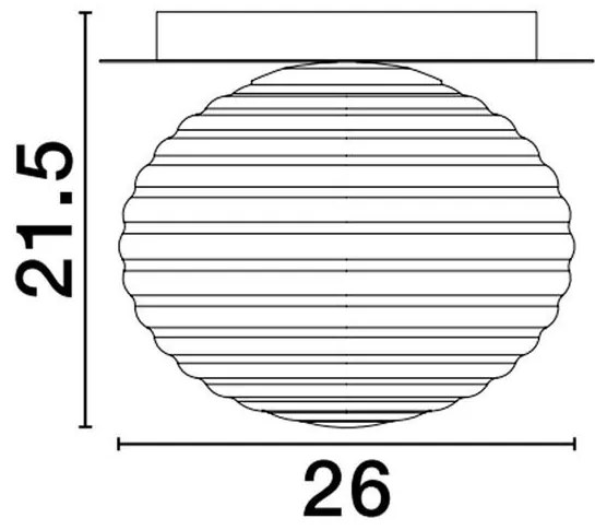 Plafoniera design modern decorativ ALLEN D-26cm