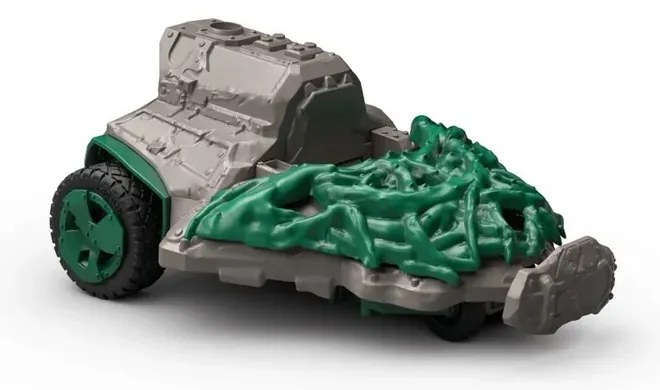 Schleich 42666 Vehicul Jungle Jet cu mini figuraMINI CREATURE