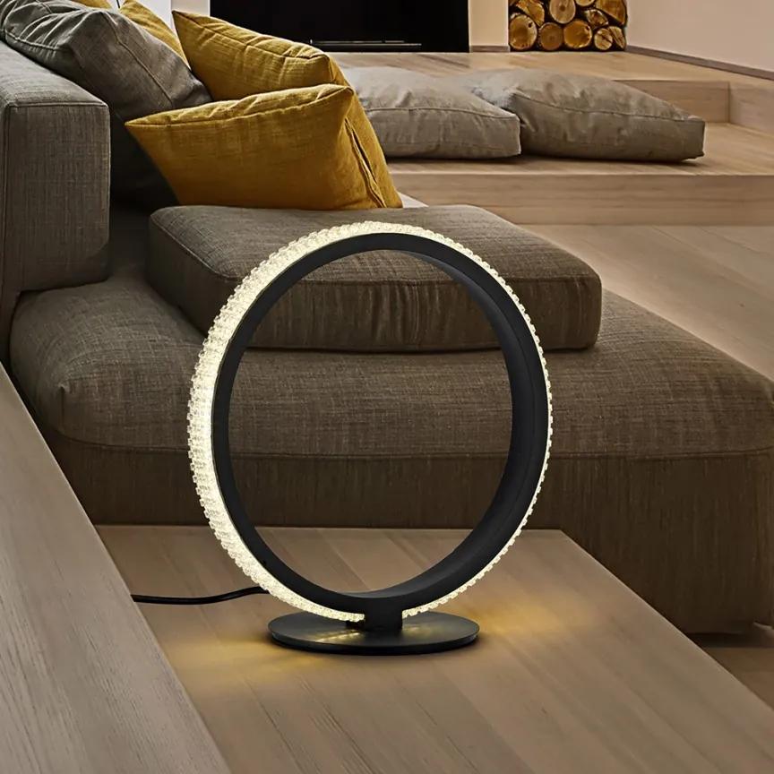 Veioza LED, Lampa de masa design modern circular Ring SV-717724