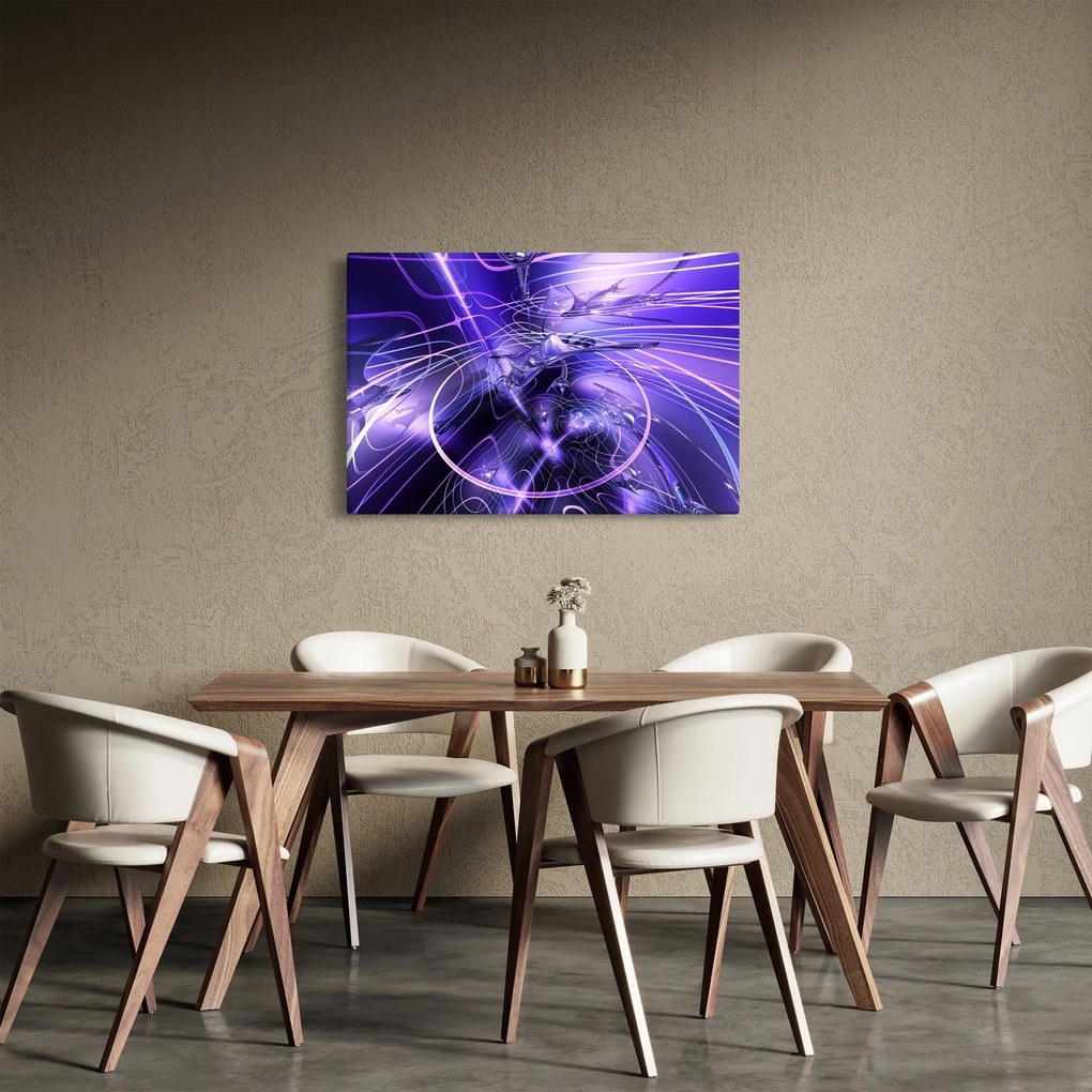 Tablou abstracție tehnică (90x60 cm)