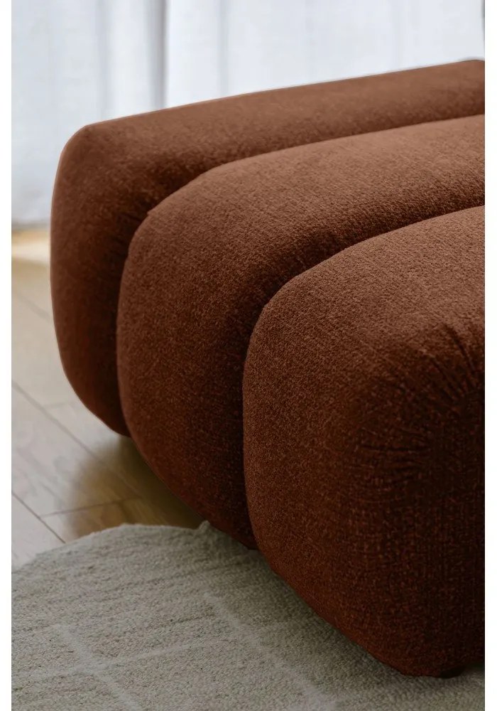 Colțar teracotă (cu colț pe partea dreaptă/în formă de "U") Shell – Miuform