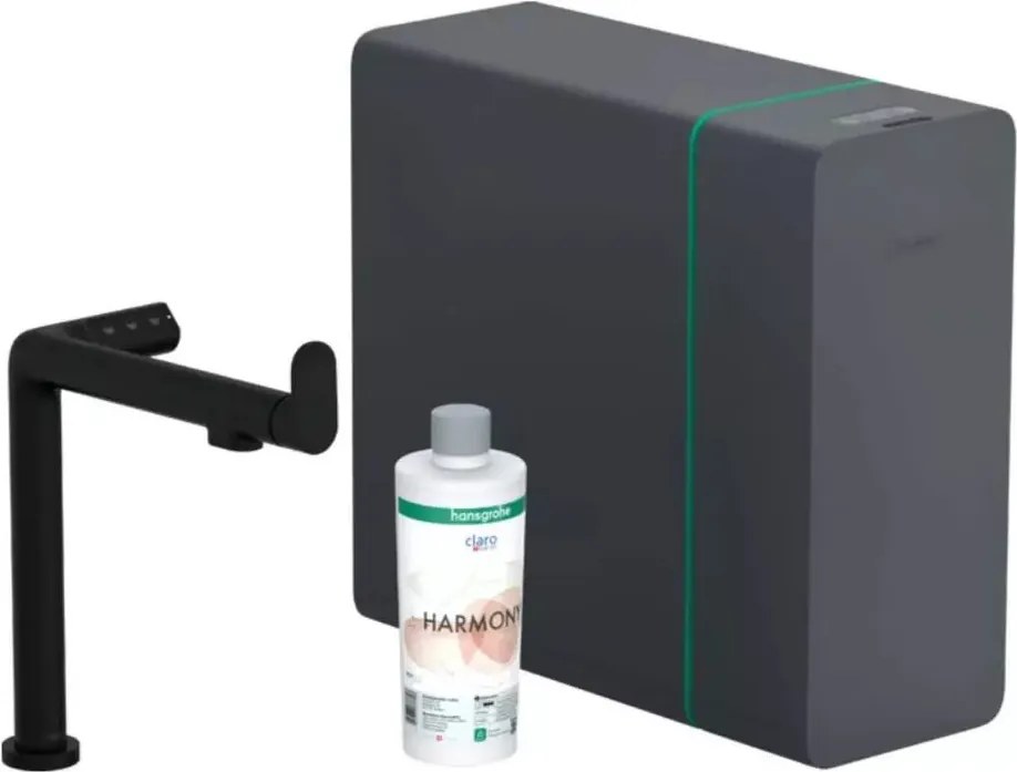 Set negru mat Hansgrohe Aquittura Select M91 SodaSystem240 cu 1 jet 76837670