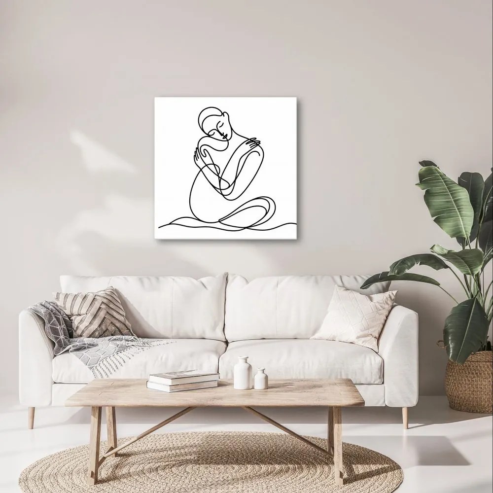 Tablou frumusețe delicată în minimalism