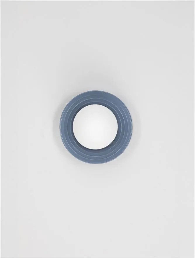Aplica baie protectie IP44, Portelan blue gri, ORBIQUE 16cm