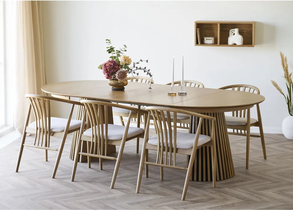 Raft de perete Oshawa furnir de stejar, natural, 71x20x30 cm