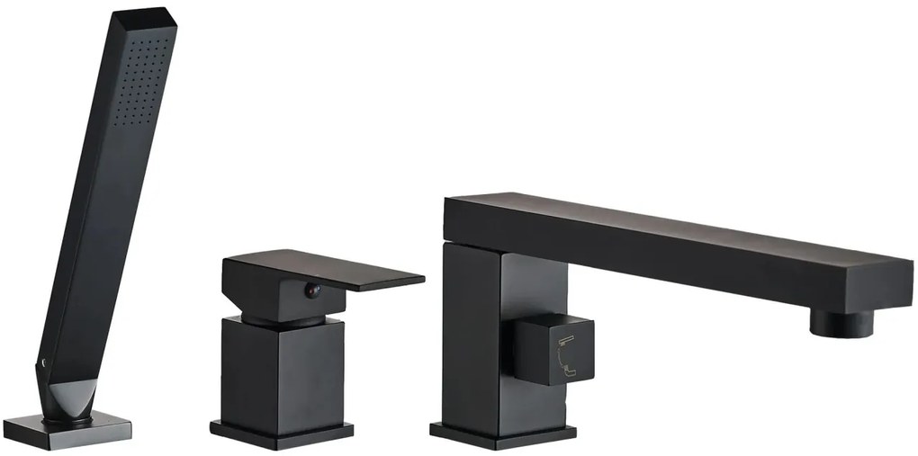Baterie pentru cada Rea Glen Negru Black trei piese