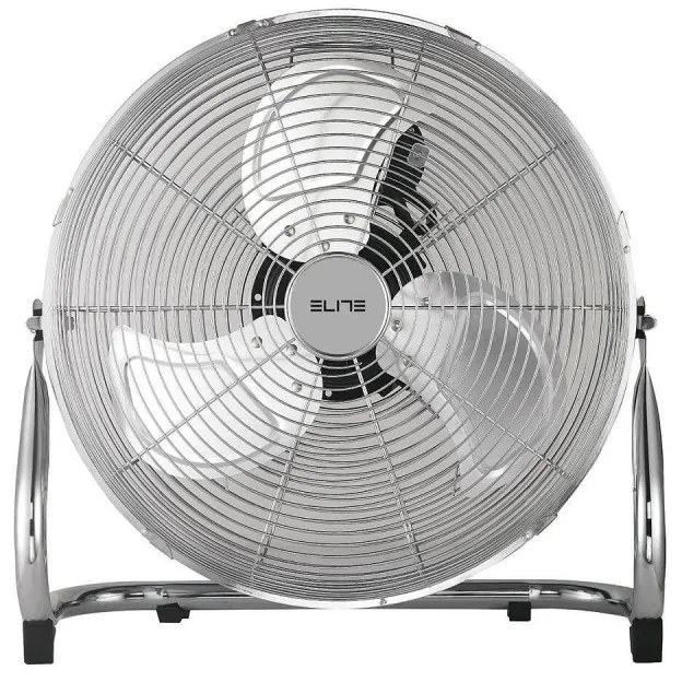Ventilator de podea Elite YFL-0317HR, 100W, 50.8 cm, 3 viteze, 3 pale, Crom