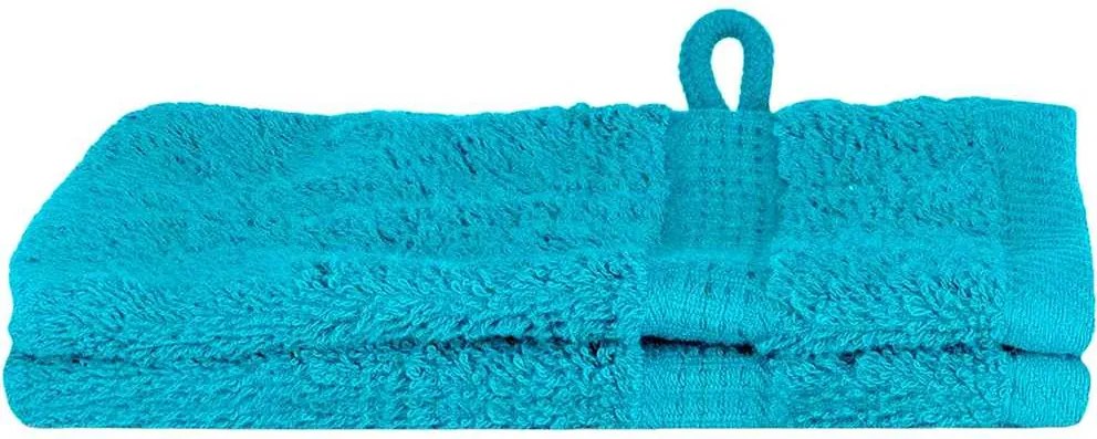 vidaXL Prosop pentru musafiri SOLUND 2 pcs Turcoaz 15 x 21 cm 550 gsm