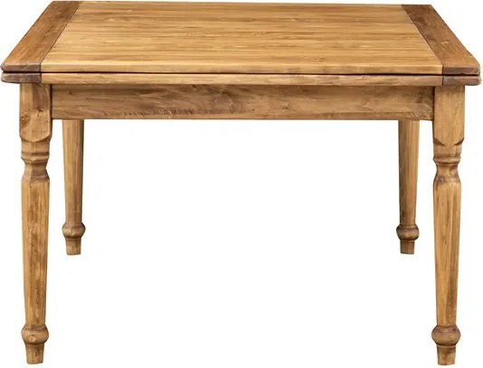 Masa pliabila, L120(240) 120 H80 cm, culoare natur, Lemn masiv