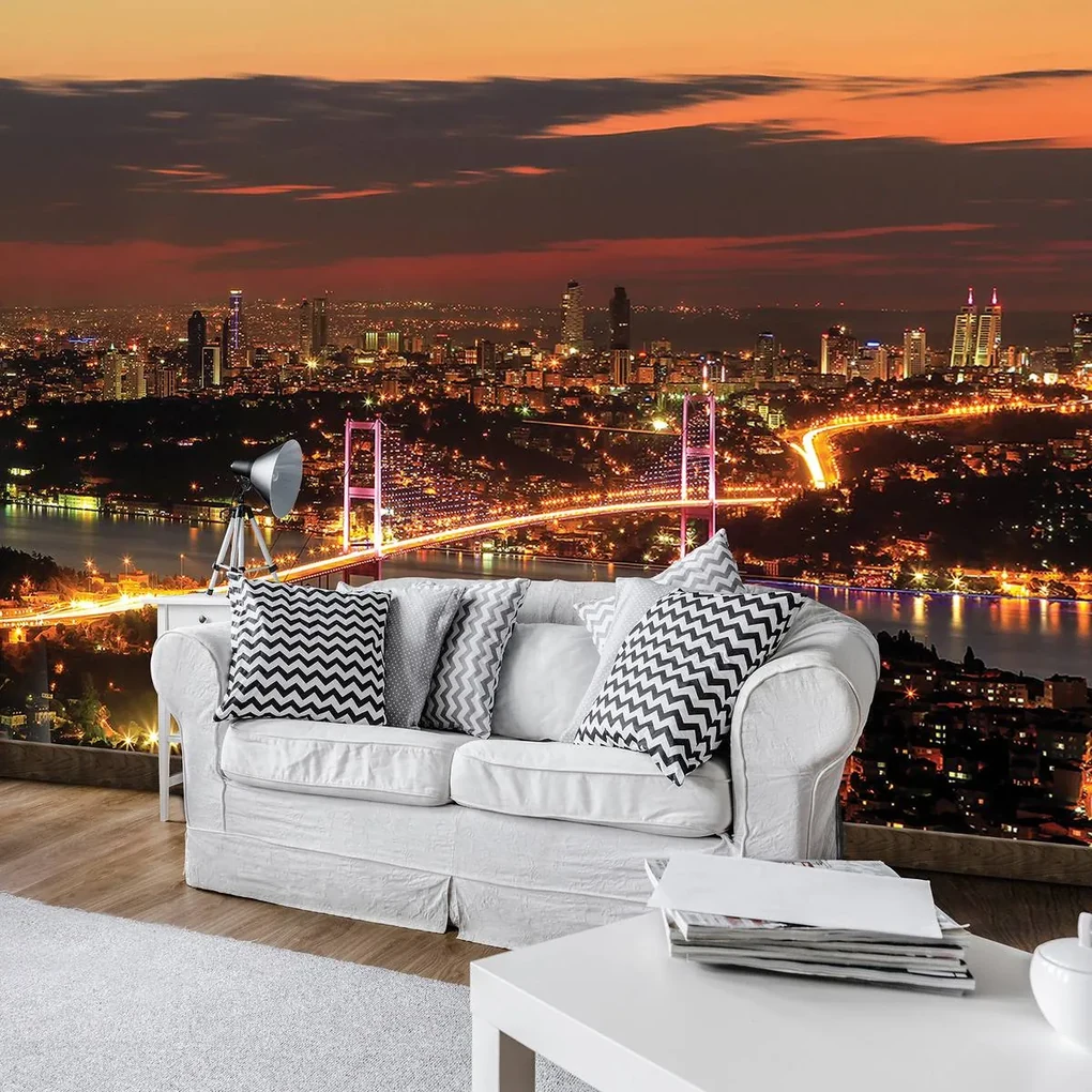 Fototapet - Privire spre River City (254x184 cm), în 8 de alte dimensiuni noi