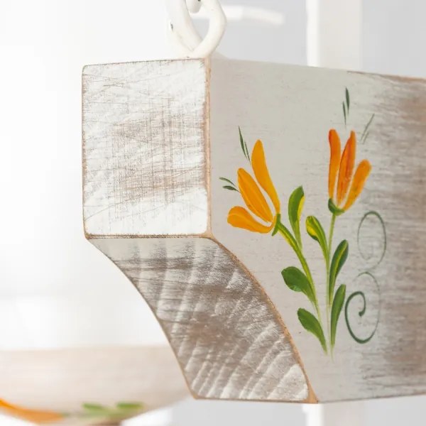 Lustră pe lanț Brilagi QUEEN 2xE14/40W/230V fag/crem