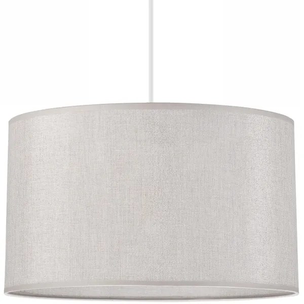 Lustră pe cablu MONTE 1xE27/60W/230V argintie