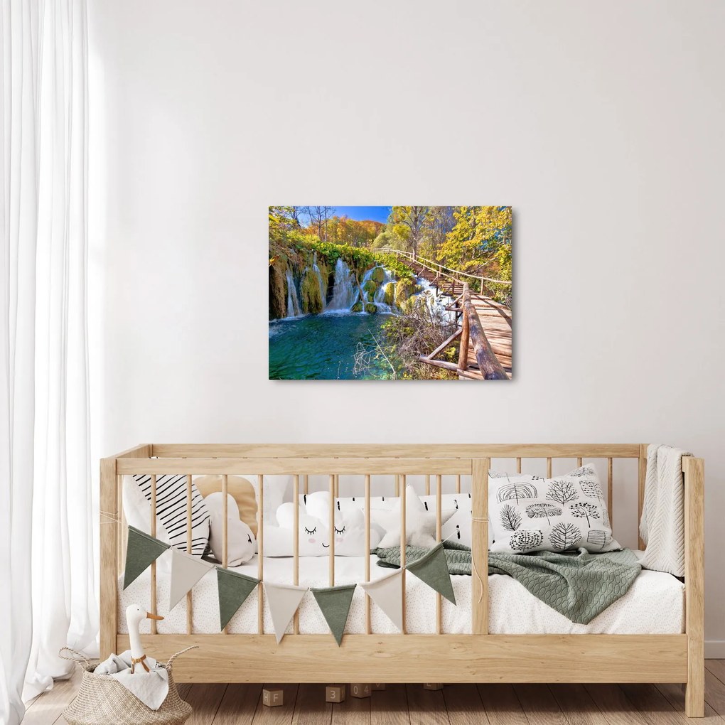 Tablou - Intrare in cascade (70x50 cm)