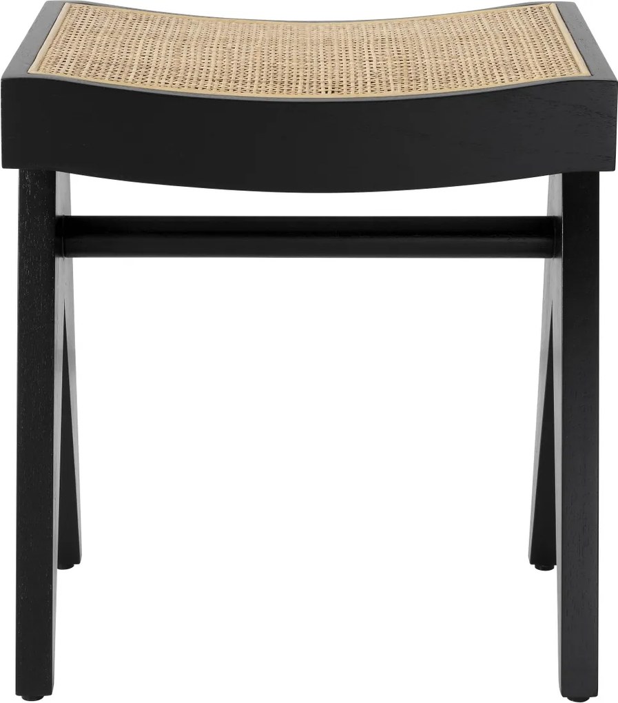 Taburete design vintage LUX Arnaud, lemn negru 114163 HZ