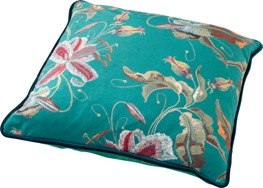 Husa decorativa pentru perna FANNY EMERALD 45x45 cm, verde